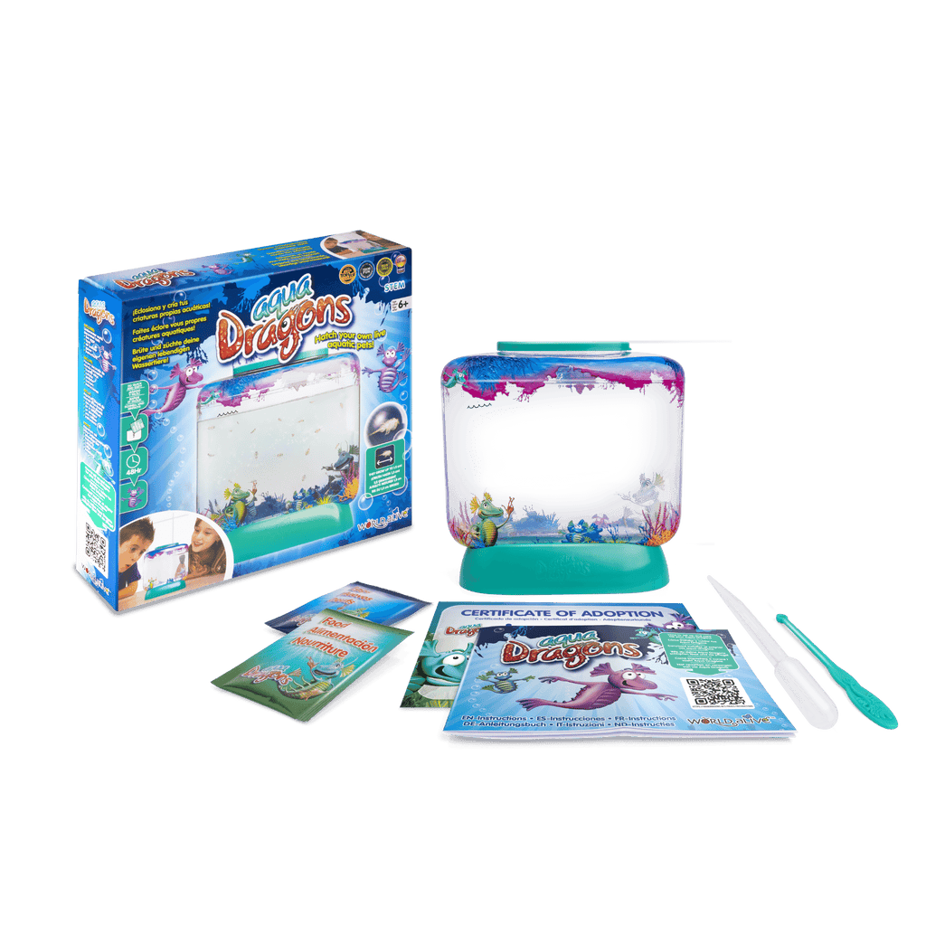 Kit Aqua Dragons - Aquarium éducatif Avec œufs Et Nourriture Pour Enfants
