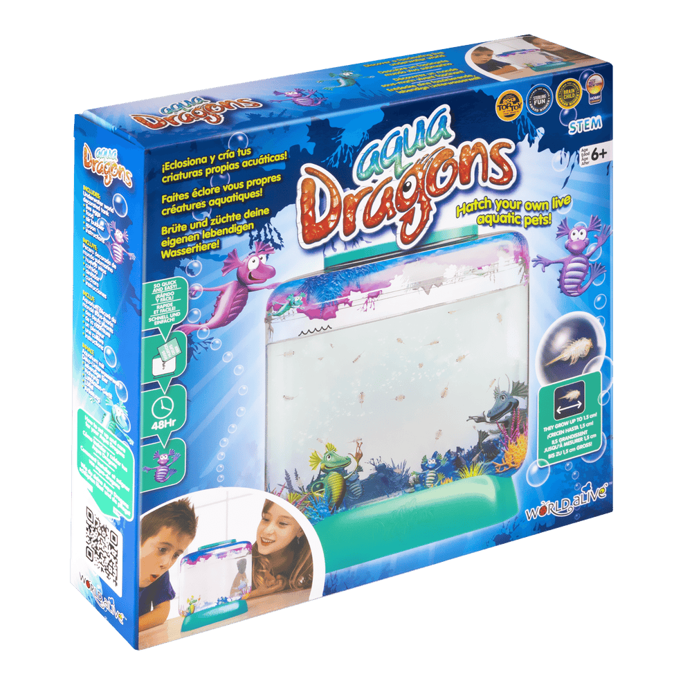 Aqua Dragons Sea Friends Colour Adventure,Jouet éducatif STEM, Aquarium Set, Grow Easy Pet for Kids,Comprend un réservoir, de nourriture, des œufs, une cuillère pour nourrir l'animal,Couleur surprise Aqua Dragons Sea Friends Colour Adventure,Jouet éducatif STEM, Aquarium Set, Grow Easy Pet for Kids,Comprend un réservoir, de nourriture, des œufs, une cuillère pour nourrir l'animal,Couleur surprise