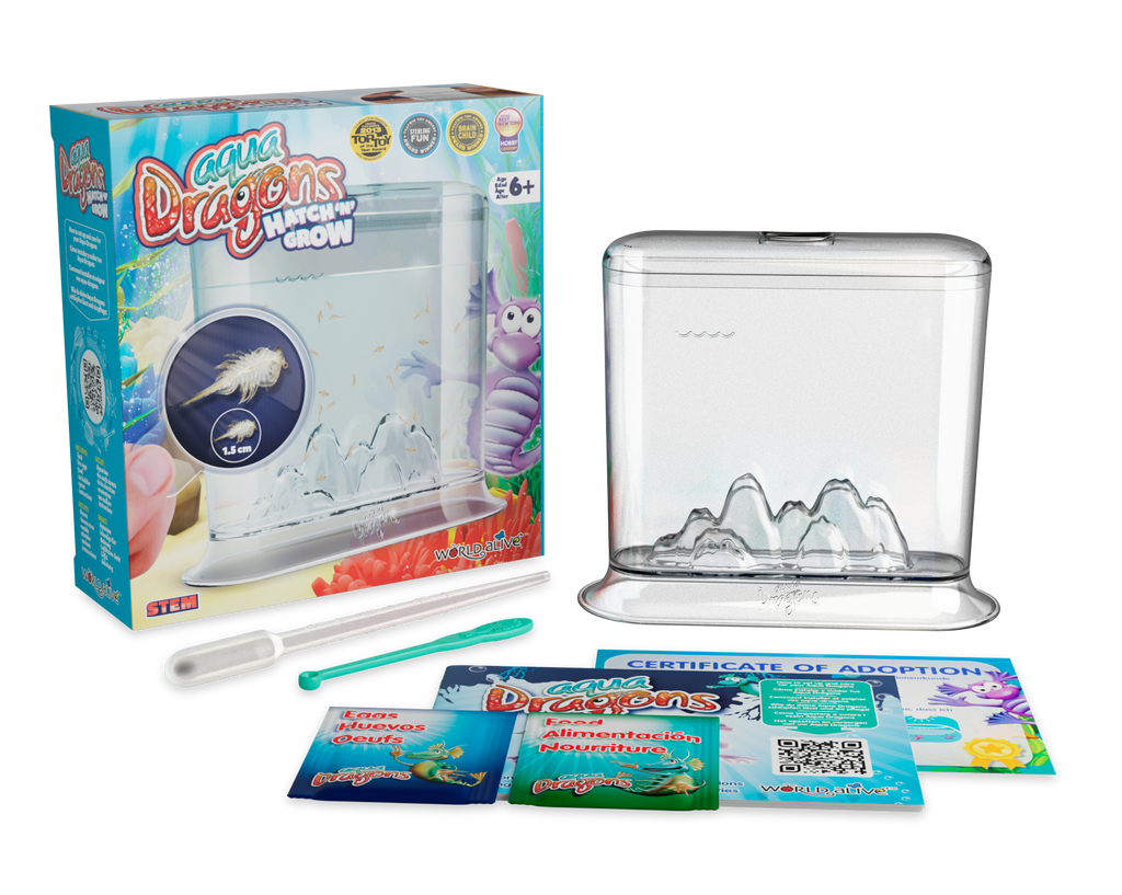 thumbnail image 2 of Aqua Dragons Jurassic Underwater World - Complete Triops Kit For Hatching & Growing, Fun Educational Science Gift For Kids Age 6+ 2 of 5