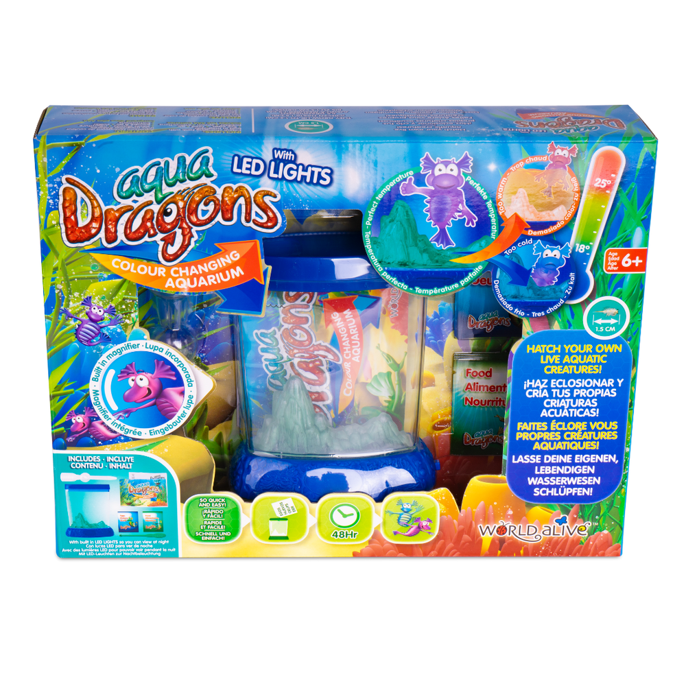 Aqua Dragons Colour Changing Aquarium Deluxe with LED Lights Aqua Dragons Colour Changing Aquarium Deluxe with LED Lights