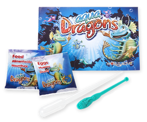 Aqua Dragons Monde sous marin présenté en plateau