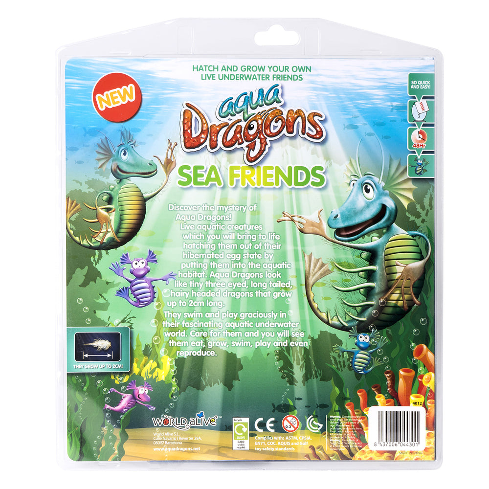 
                
                    Load image into Gallery viewer, Book: Sea Friends with Special Edition Aqua Dragons kit
                
            
