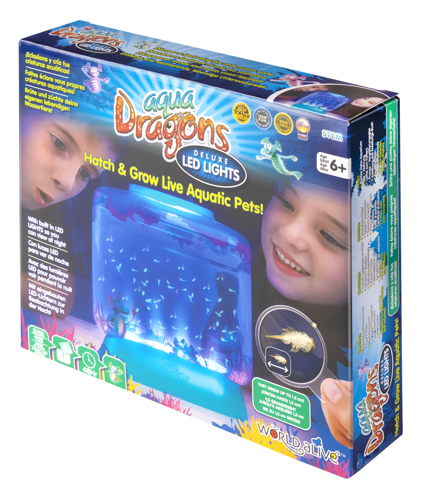 Aqua Dragons Hábitat Mundo Marino con Luces LED
